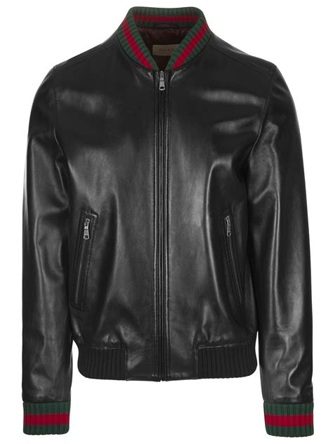 gucci suede belted jacket|gucci web black leather jacket.